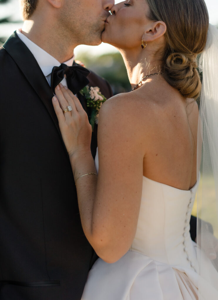 Bride and groom wedding day portraits at upstate new york wedding venue.