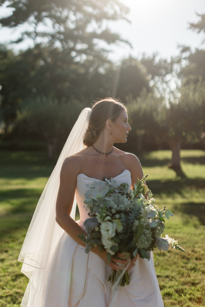 Bride and groom wedding day portraits at upstate new york wedding venue in the Finger Lakes Region.