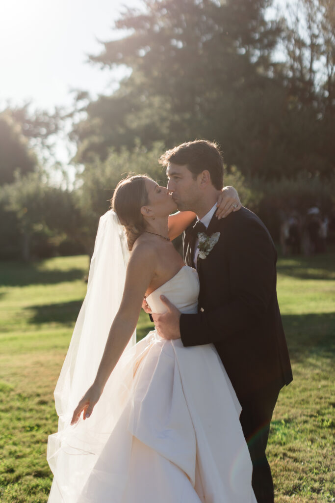 Bride and groom wedding day portraits at upstate new york wedding venue in the Finger Lakes Region.