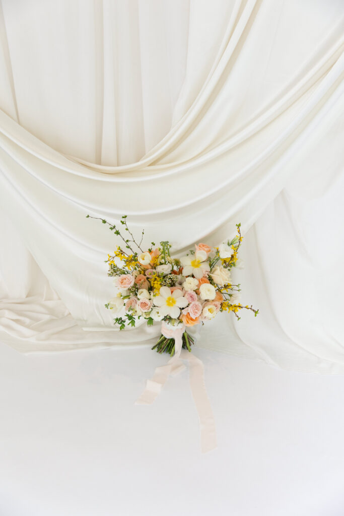 Bridal florals, details and stationary at a spring wedding in Upstate New York.